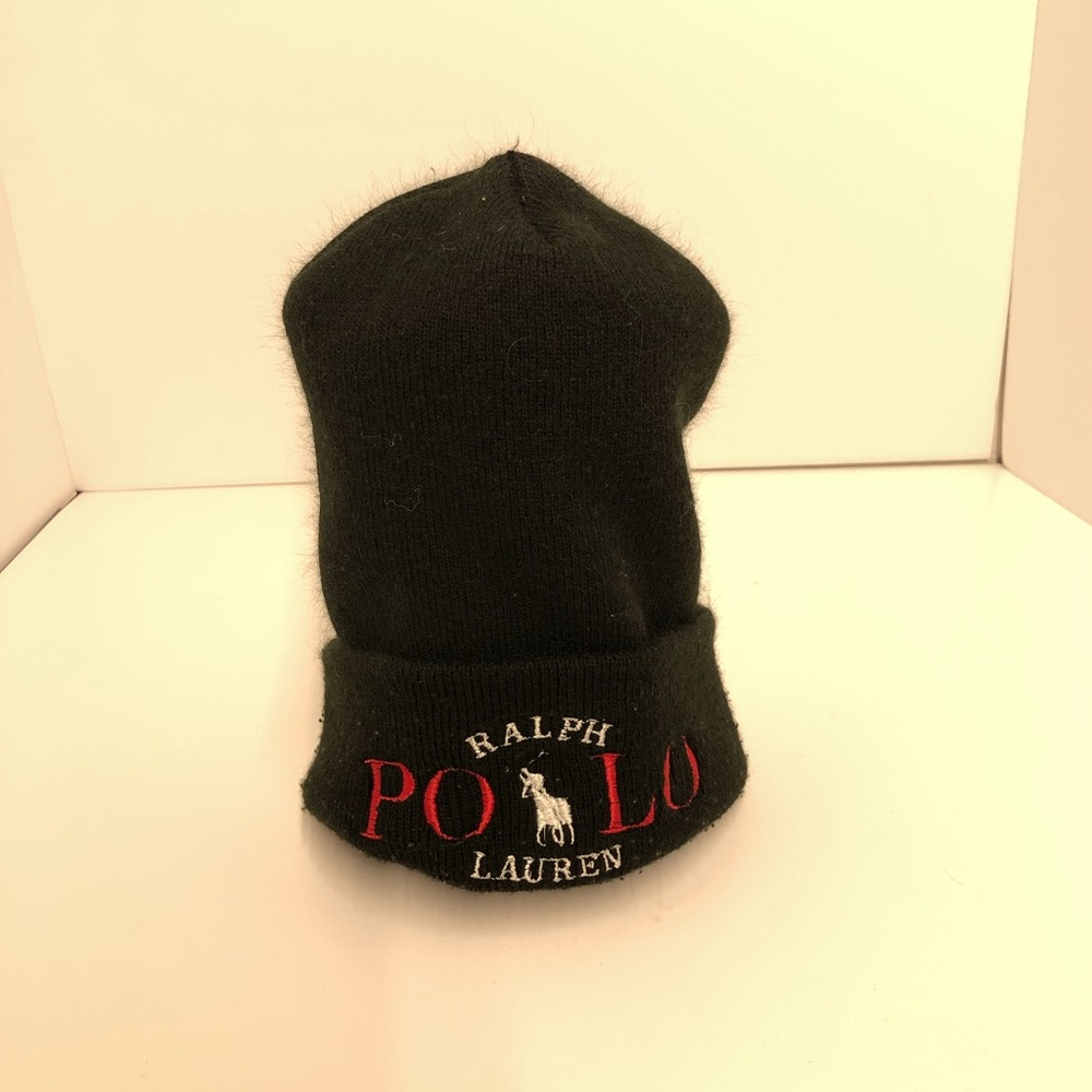 Vintage POLO RALPH LAUREN Beanie Very Rare Design